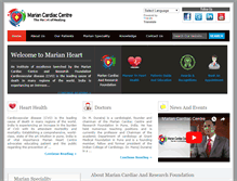 Tablet Screenshot of marianheart.com